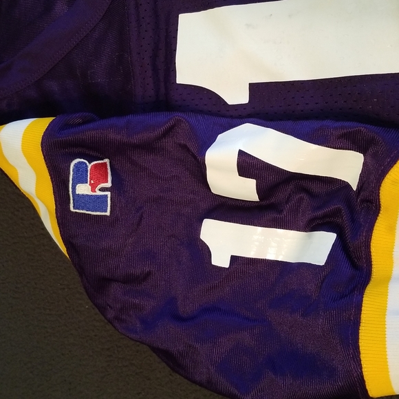 RUSSEL ATHLETIC LSU? Purple Yellow Jersey #17, MEN SIZE L - Picture 4 of 14